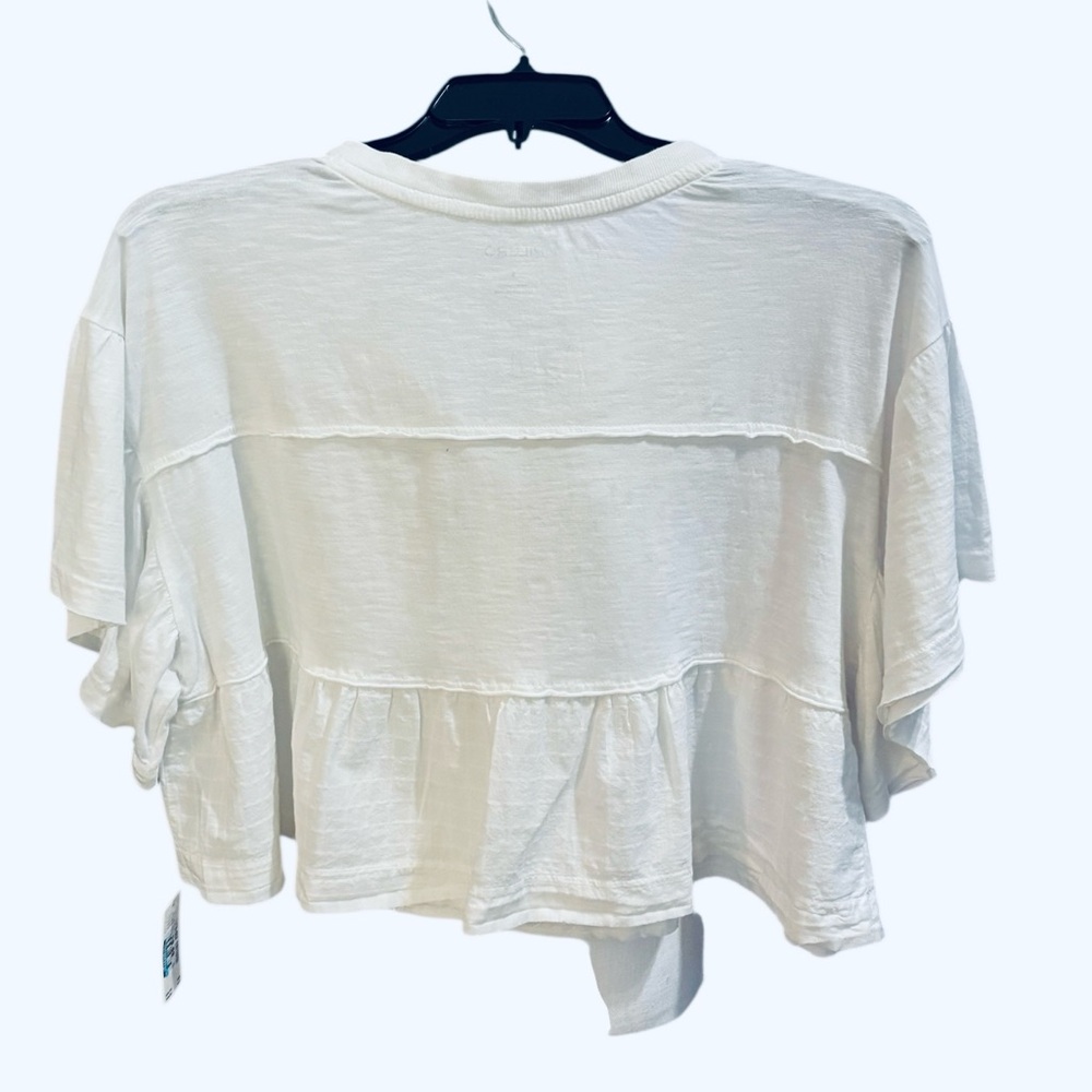 Pilcro Anthropologie  White Lace Detail Top nwt - Picture 7 of 15